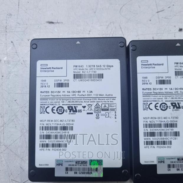 Hpe 1.92tb Sas SSD - main view