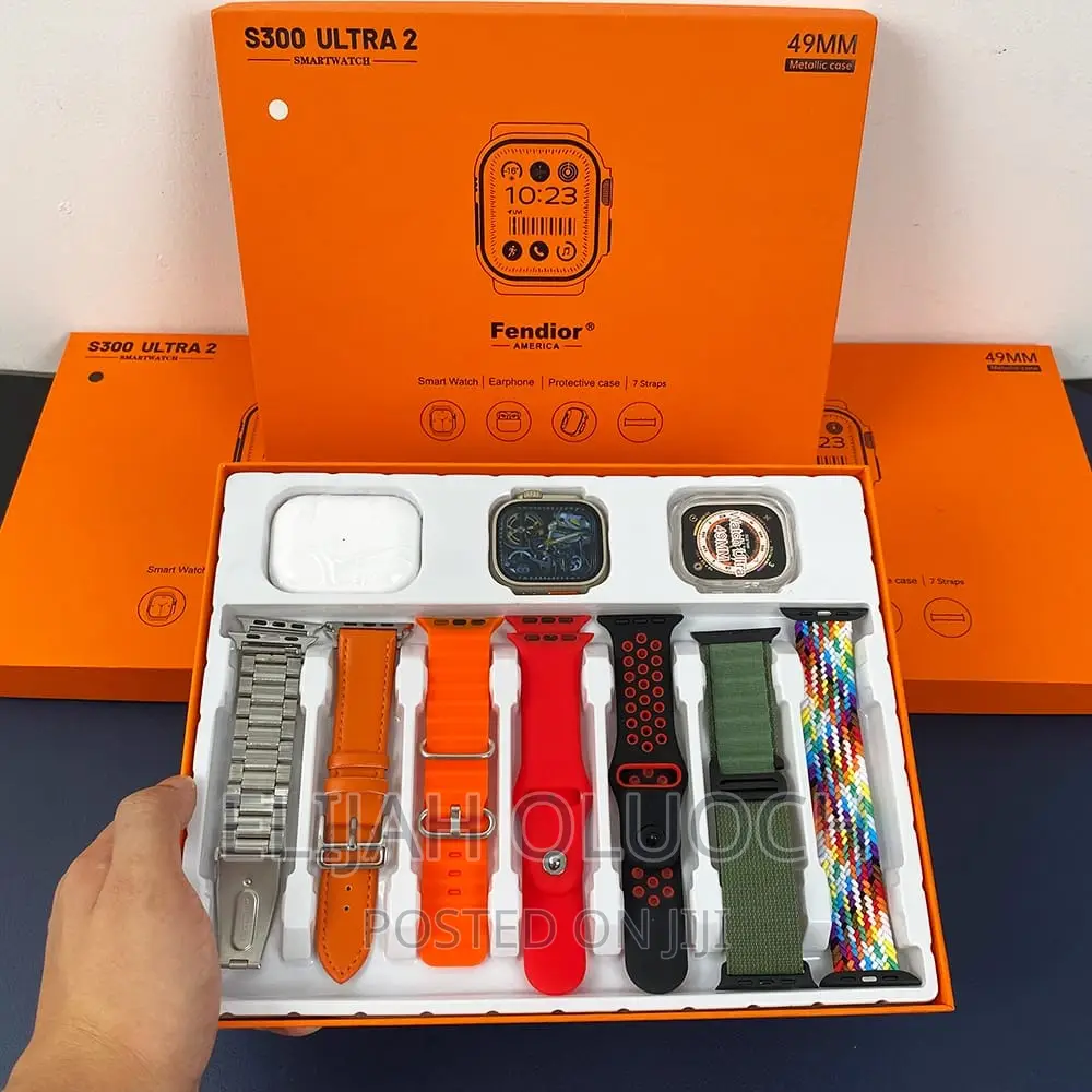 *S300 Ulra2 7 in 1 Straps Smart Watch