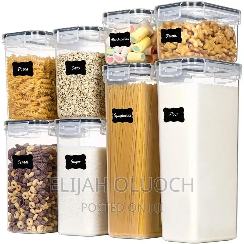 8pcs Food/Pantry Storage Containers*