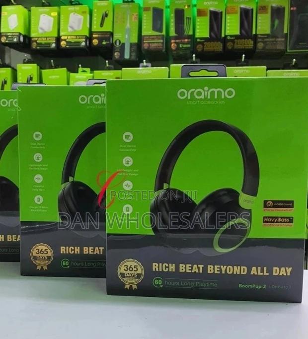 Boompop 2 Wireless Headphones Oraimo - main view