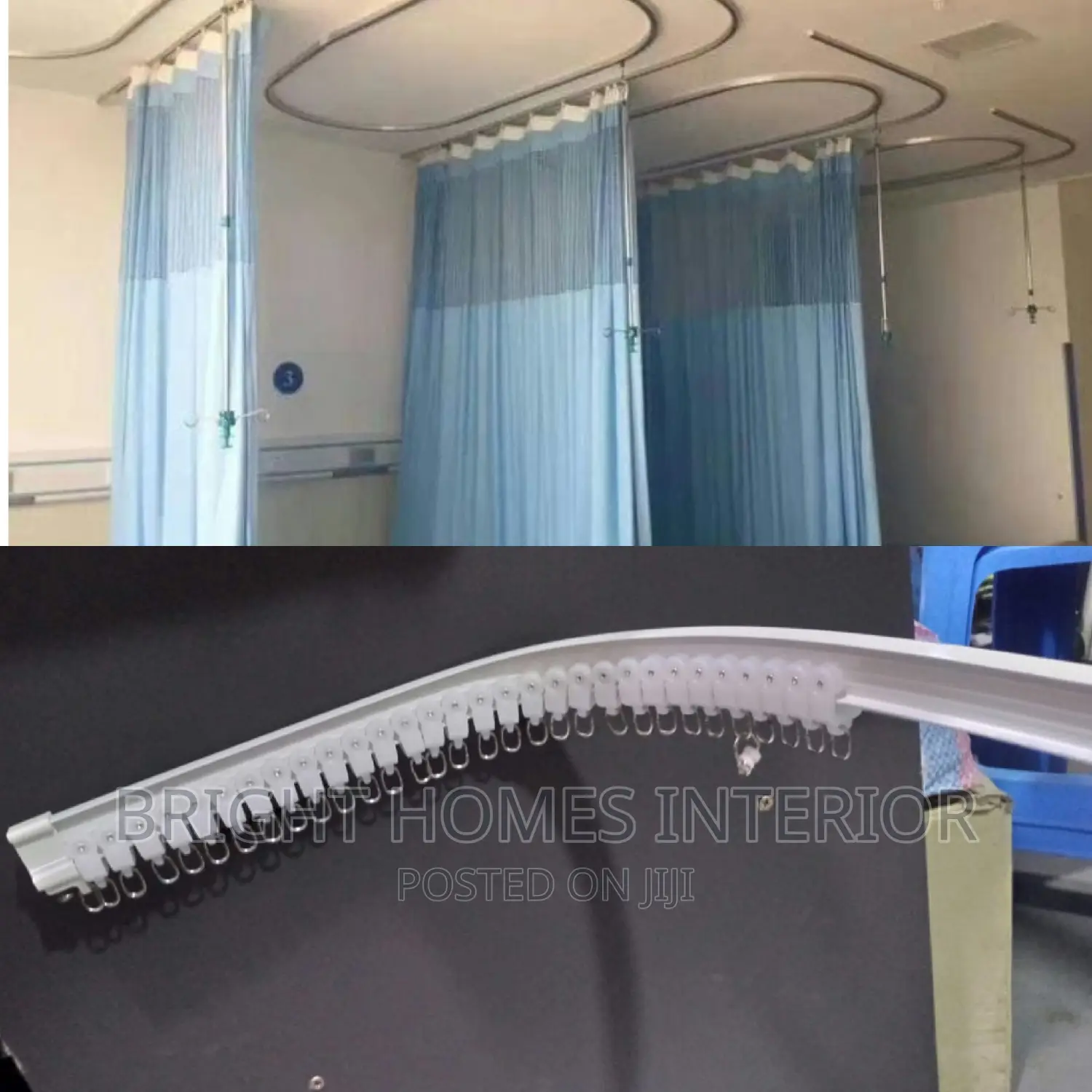 Bendable Curtain Rails Hospital Rails Mosquito Net Rails
