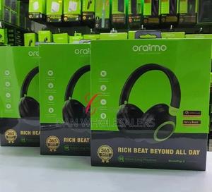 Oraimo Boompop 2 Over Ear Bluetooth Headphone - Black - thumbnail 2