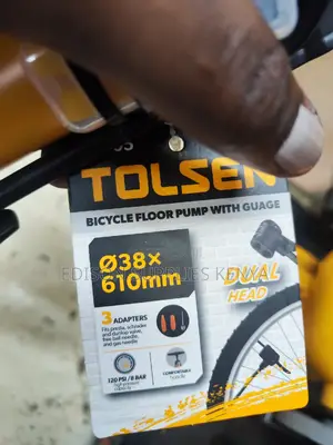 Bike Pump With Gauge 120psi Tolsen Hand Ball Bicycle Pump Heavy Duty