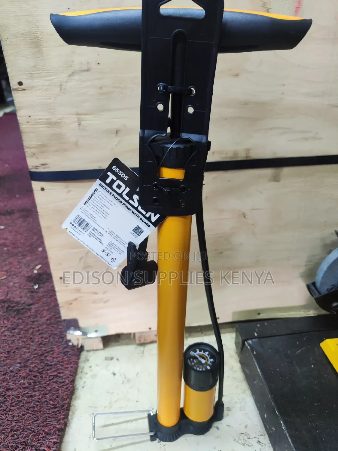 Bike Pump With Gauge 120psi Tolsen Hand Ball Bicycle Pump Heavy Duty