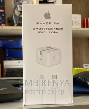 25W Usb-C Power Adapter and Usb-C to C Cable for iPhone 15 - thumbnail 2