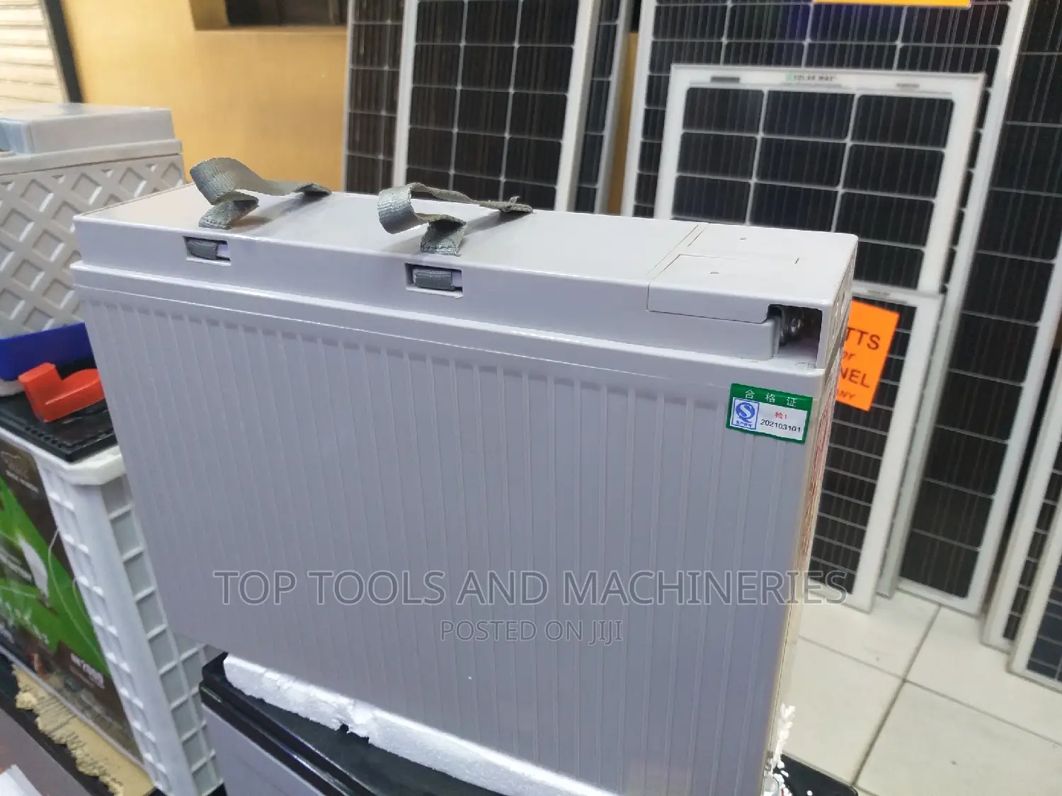Best Price Shoto 6-FMX-100b 12V 100ah Slim Solar Battery