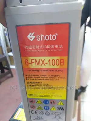 Best Price Shoto 6-FMX-100b 12V 100ah Slim Solar Battery