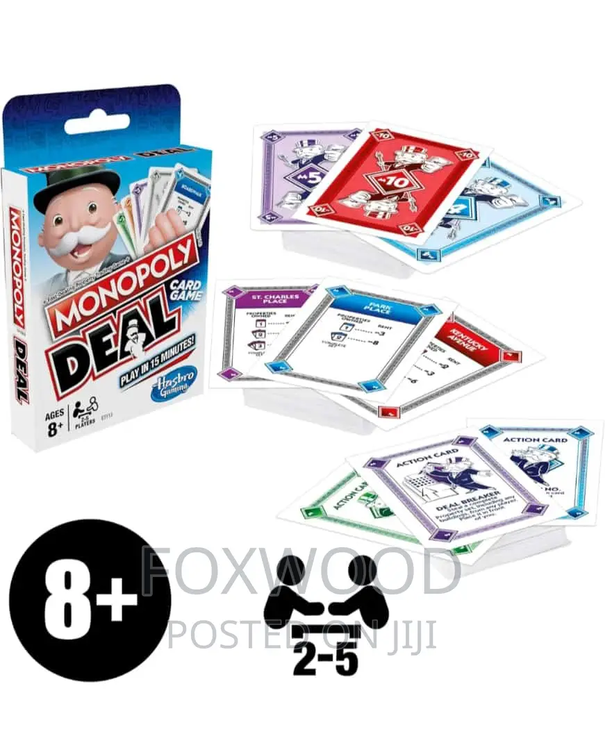 Monopoly Deal Card Game English Version