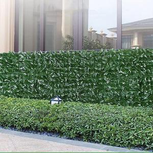 Realistic Artificial Leaf Privacy Fence - main view