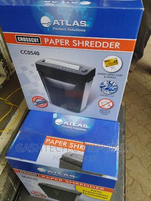 Atlas CC0540 Cross Cut 6 Sheet Paper Shredder - thumbnail 2