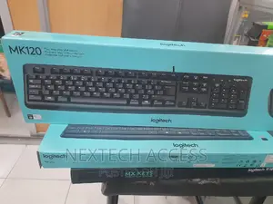 Logitech Mk120 Corded Keyboard and Mouse Combo