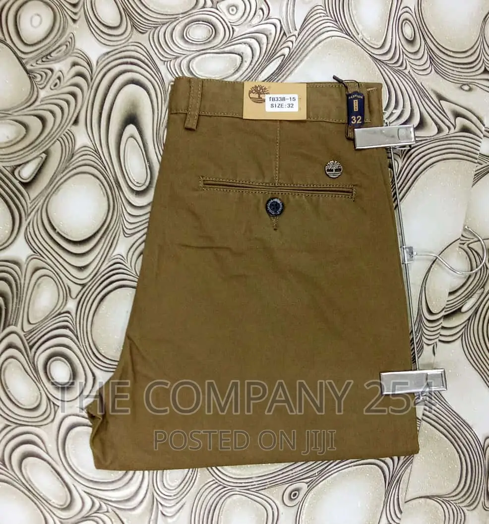 Good Quality Hard Khaki Trousers 30-42