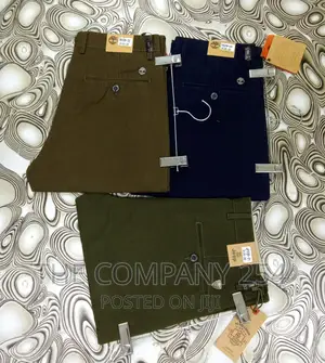 Good Quality Hard Khaki Trousers 30-42
