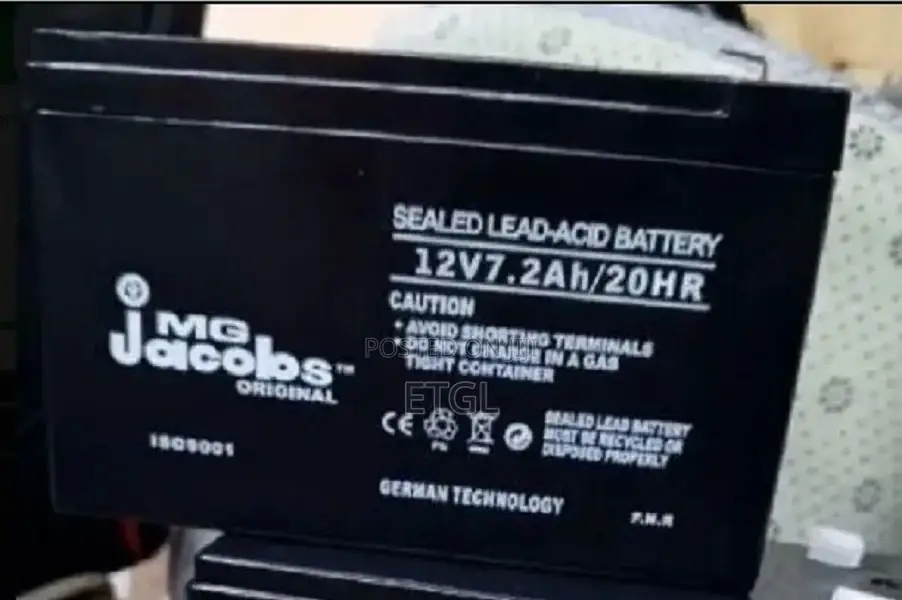 Black 12V 7AH Battery