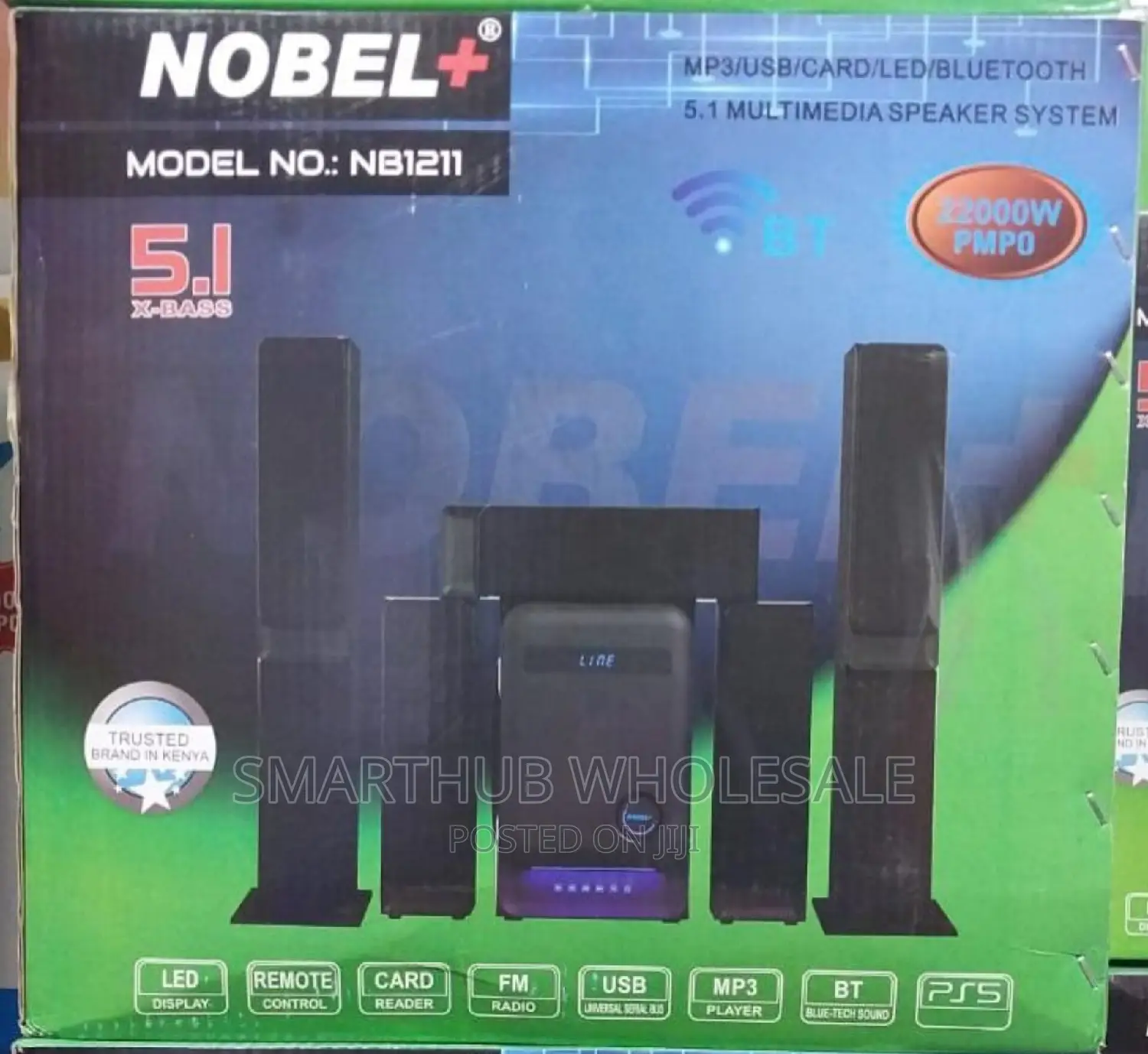 NOBEL NB 1211 5.1 Multimedia Speaker System