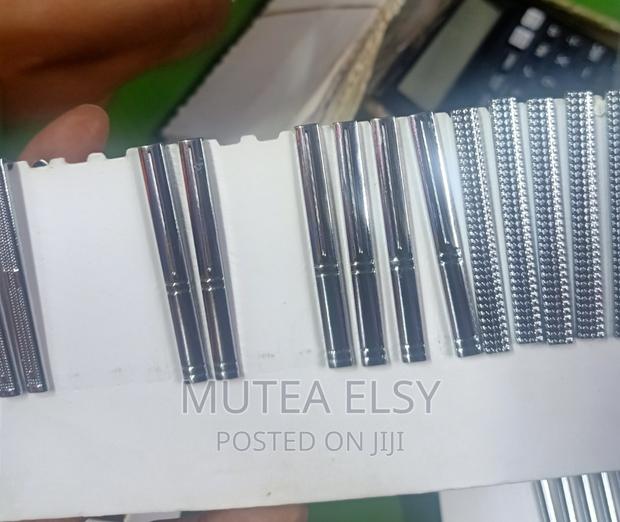 Gold Silver Dotted Tie Clips - thumbnail 3