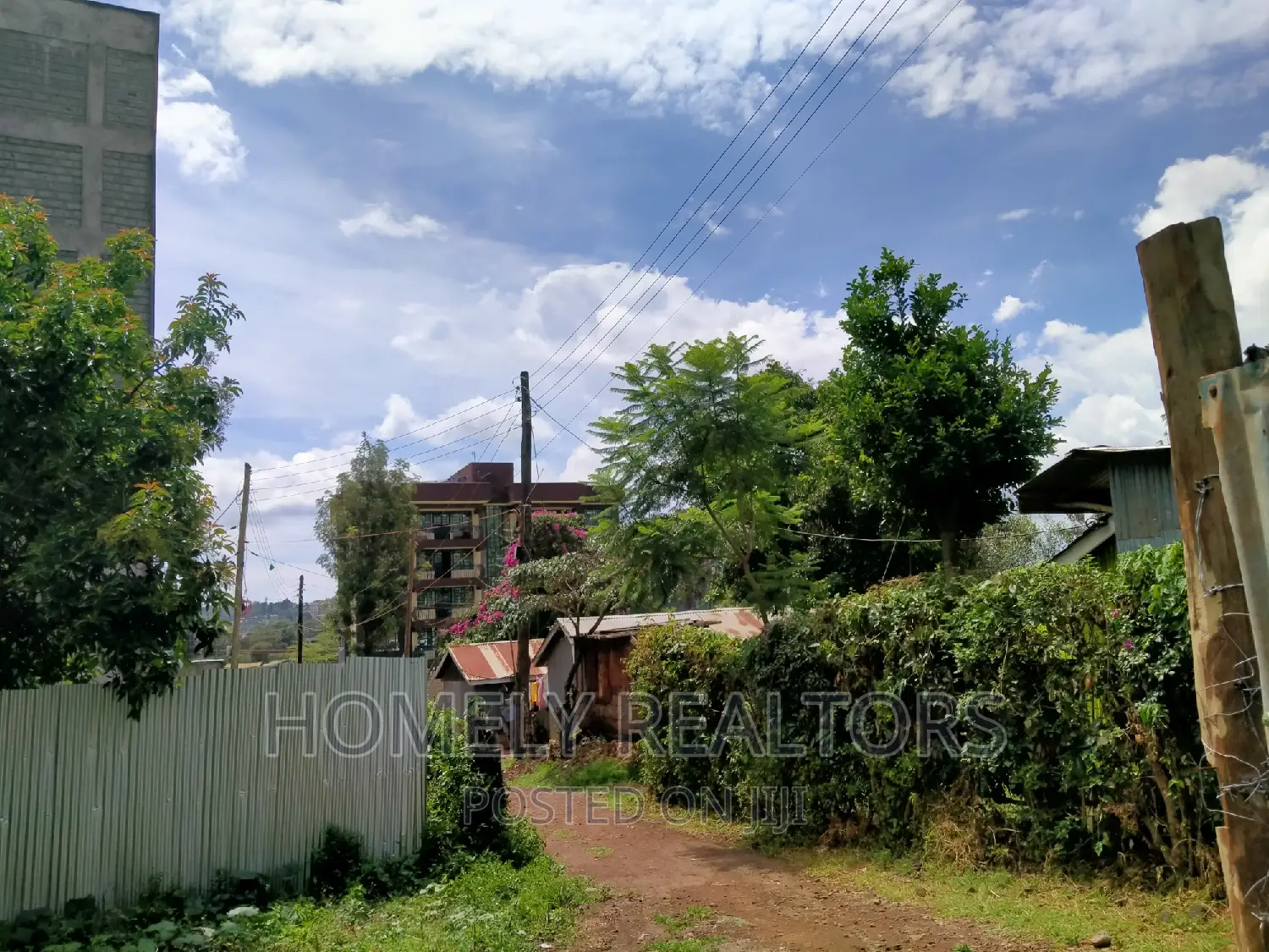 A Full Eighth Acre Plot in Ngong Zambia, 3rd Row From Tarmac