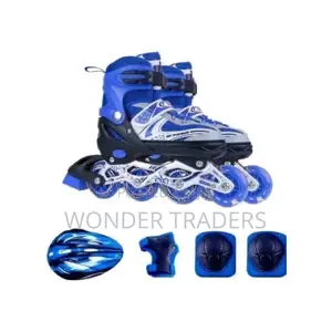 *Skating Shoes With Guards and Helmet*