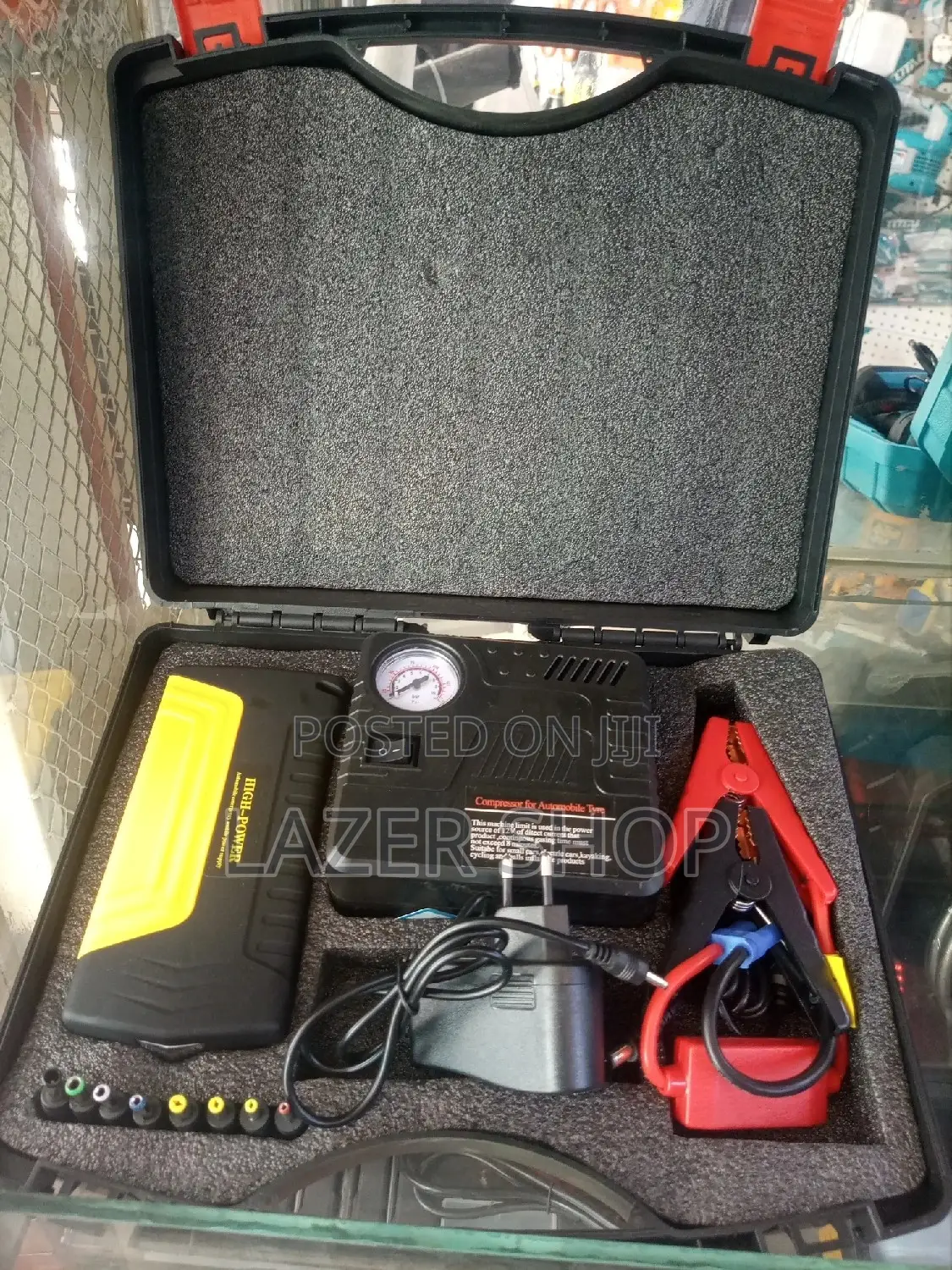 Jump-Starter Kit With Compressor