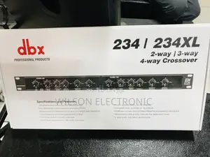 DBX 234l/Stereo 2-Way/3-Way/4-Way Crossover.
