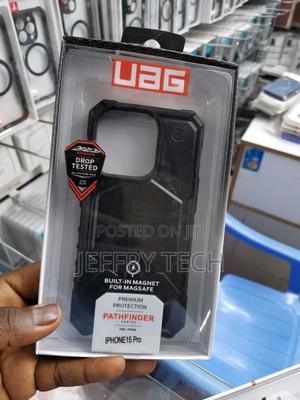 UAG Pathfinder Ultimate iPhone 15 Pro Case: Clear Ash/Black - thumbnail 2
