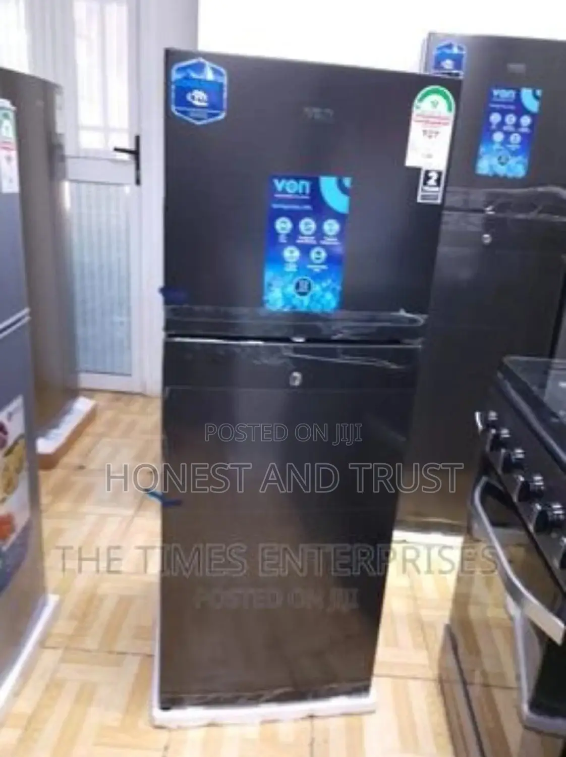 Von Vart-25dms Double Door Fridge, 138l – Silver