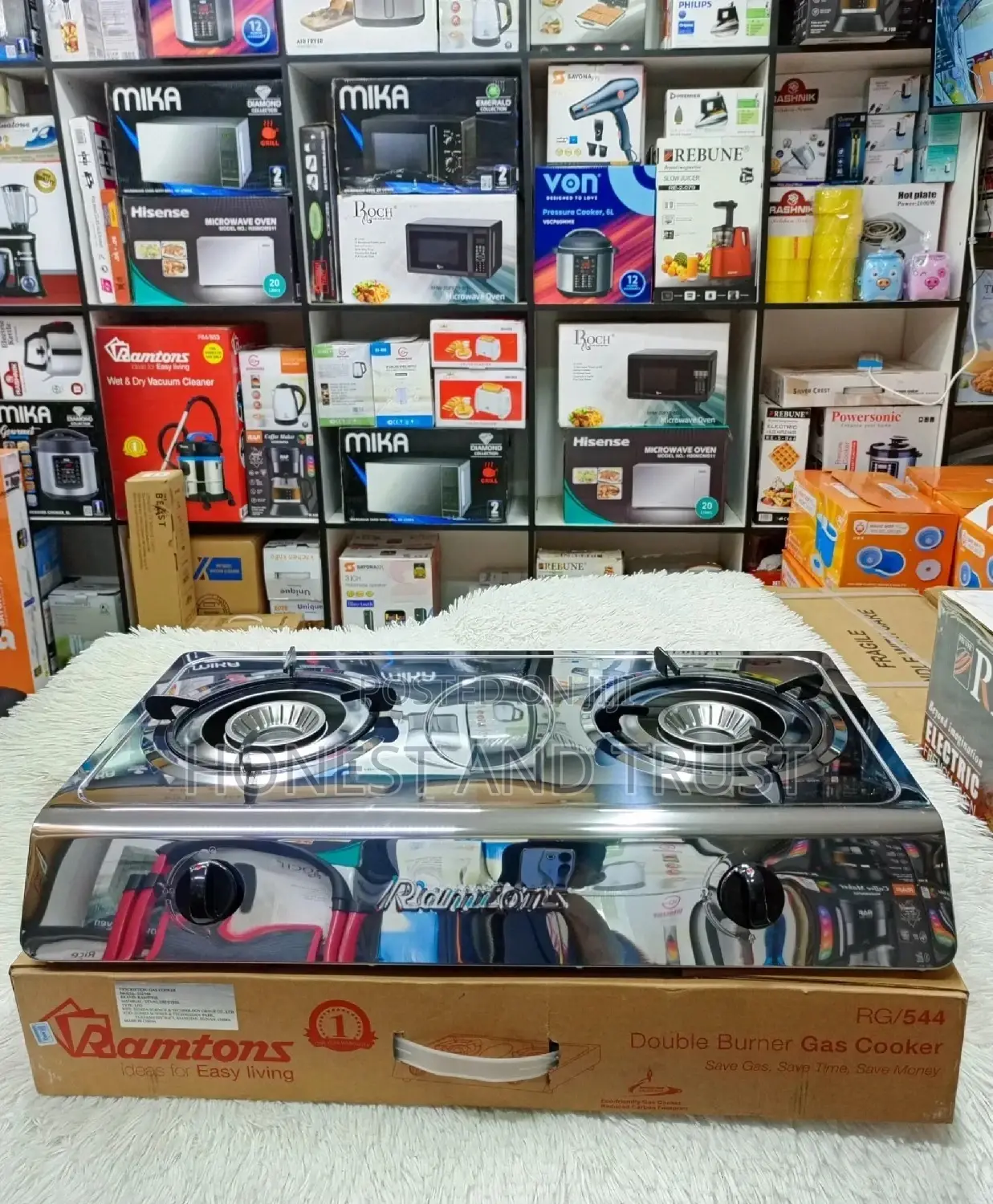 Ramtons Two Burner Cooker