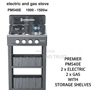 Two Electric Plate Two Gas Cooker