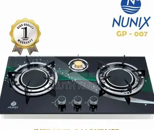 Infrared 3 Burner Glass Gas Top Auto Ignition Energy Saving