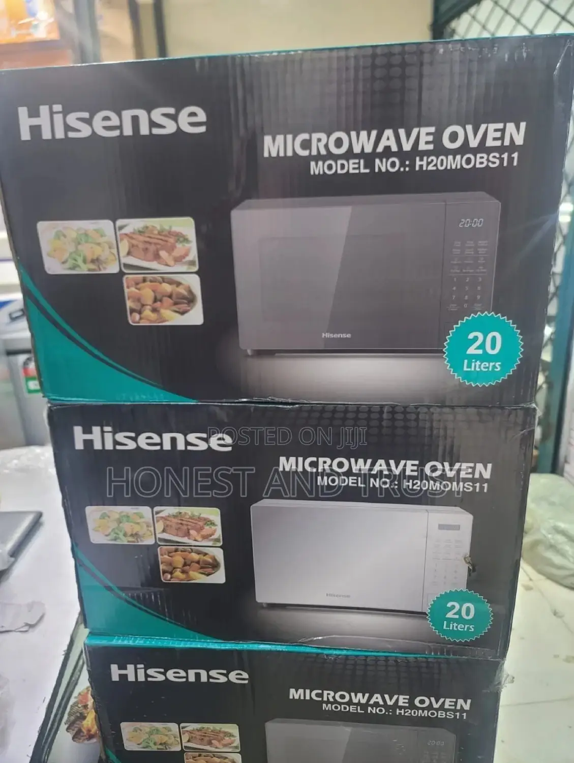 Hicense Black Microwave