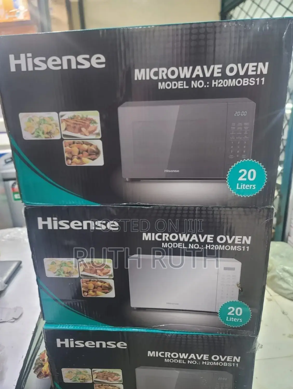 Hicense Black Microwave