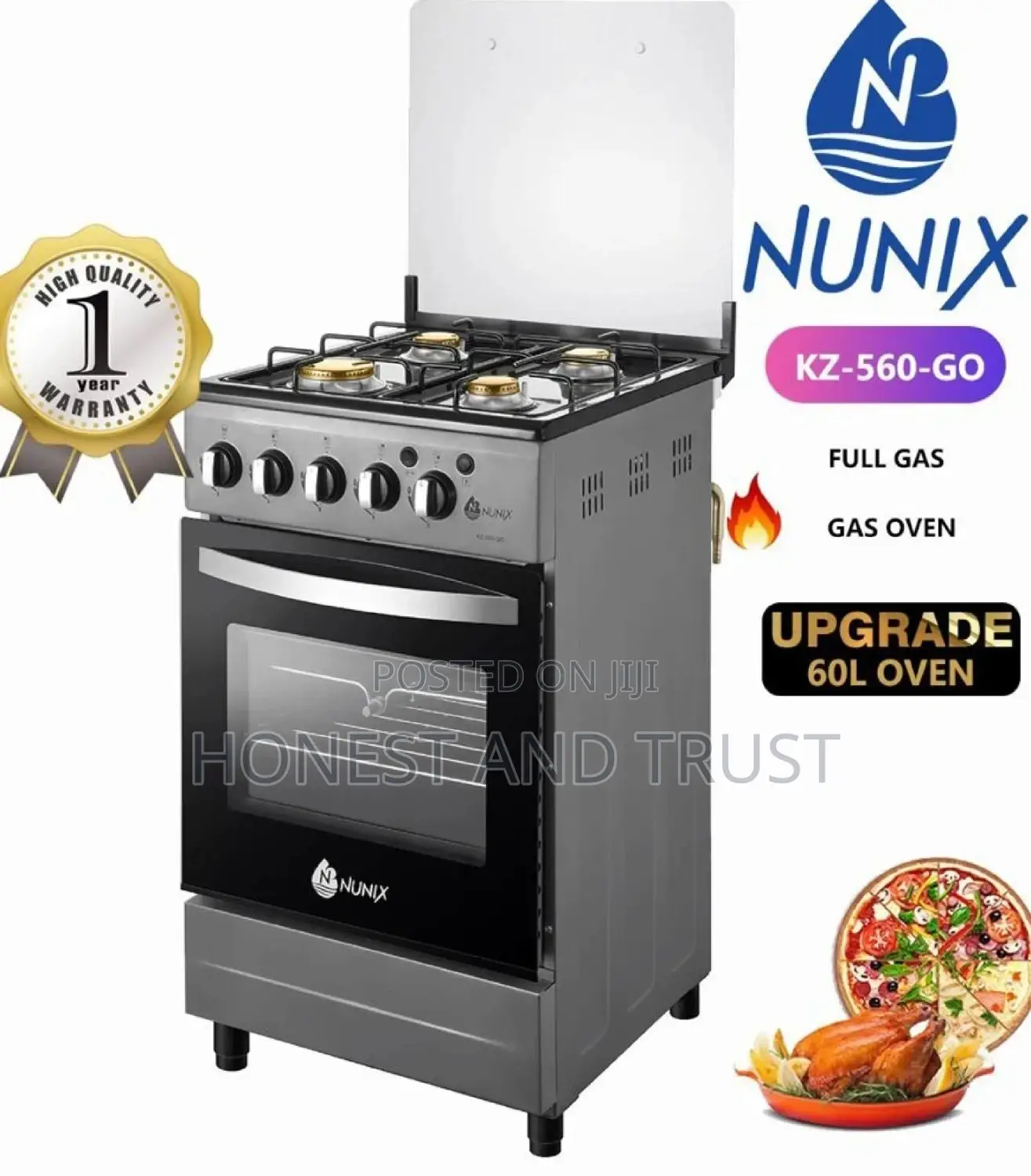 Nunix Full Gas Cooker