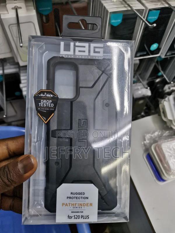 UAG Pathfinder Samsung Galaxy S20 Plus Protective Case-Black - main view