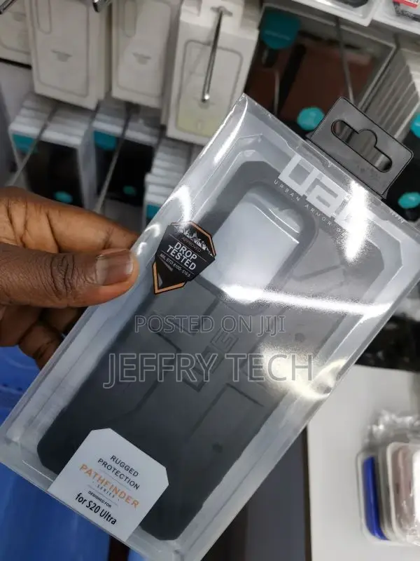UAG Pathfinder Samsung S20 Ultra Protective Case- Black