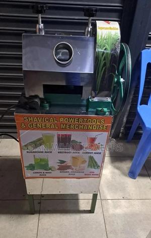 Sugarcane Juicer With Grind Press Machine - Stainless Steel - thumbnail 2