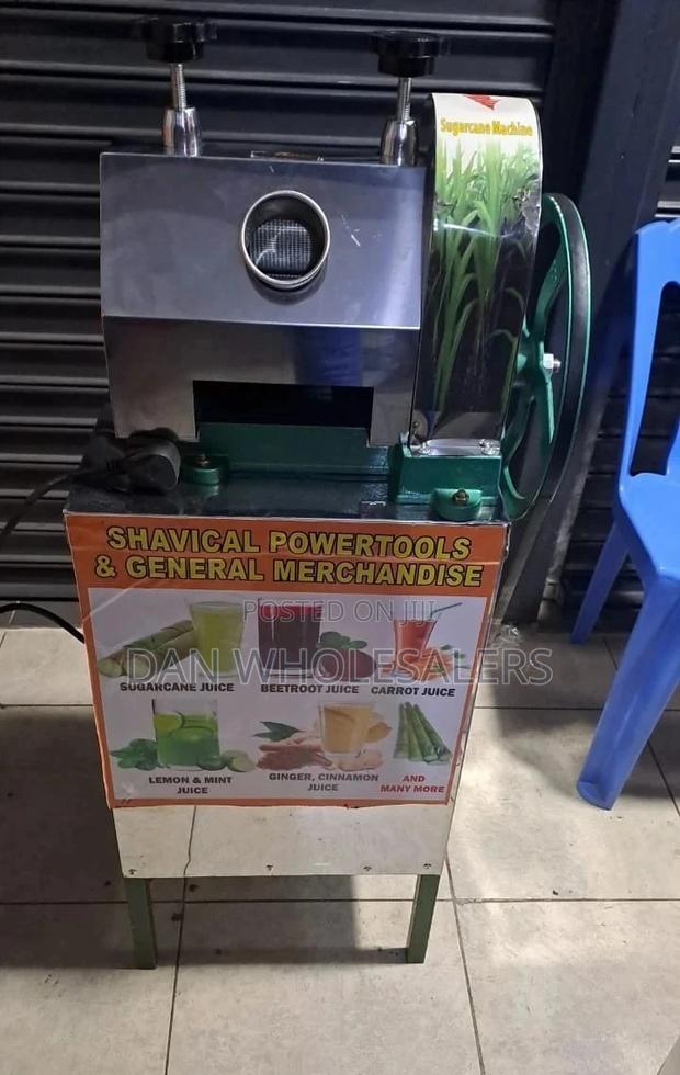 Sugarcane Juicer With Grind Press Machine - Stainless Steel - main view