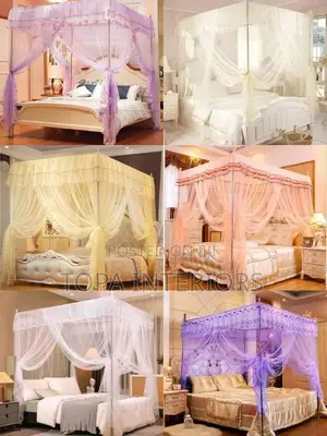 Queen Size Bed 4 Stand Mosquito Nets 4 Stand Mosquito Nets