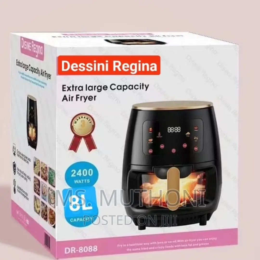 8L Glass Oven Dessini Air Fryer (Touch Tuner/ Digital Tuner)