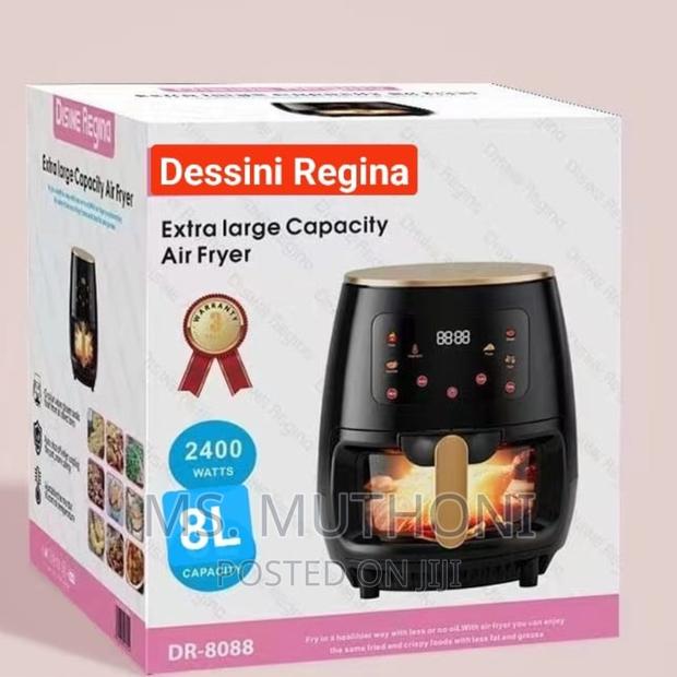 8L Glass Oven Dessini Air Fryer (Touch Tuner/ Digital Tuner)