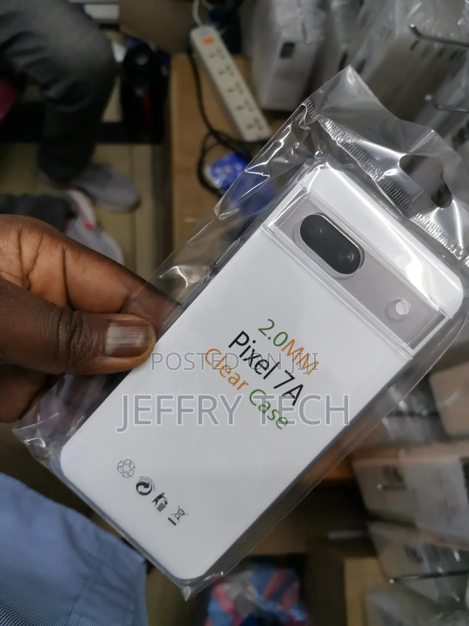 Google Pixel 7a Case, Ultra [Slim Thin] Flexible Clear TPU