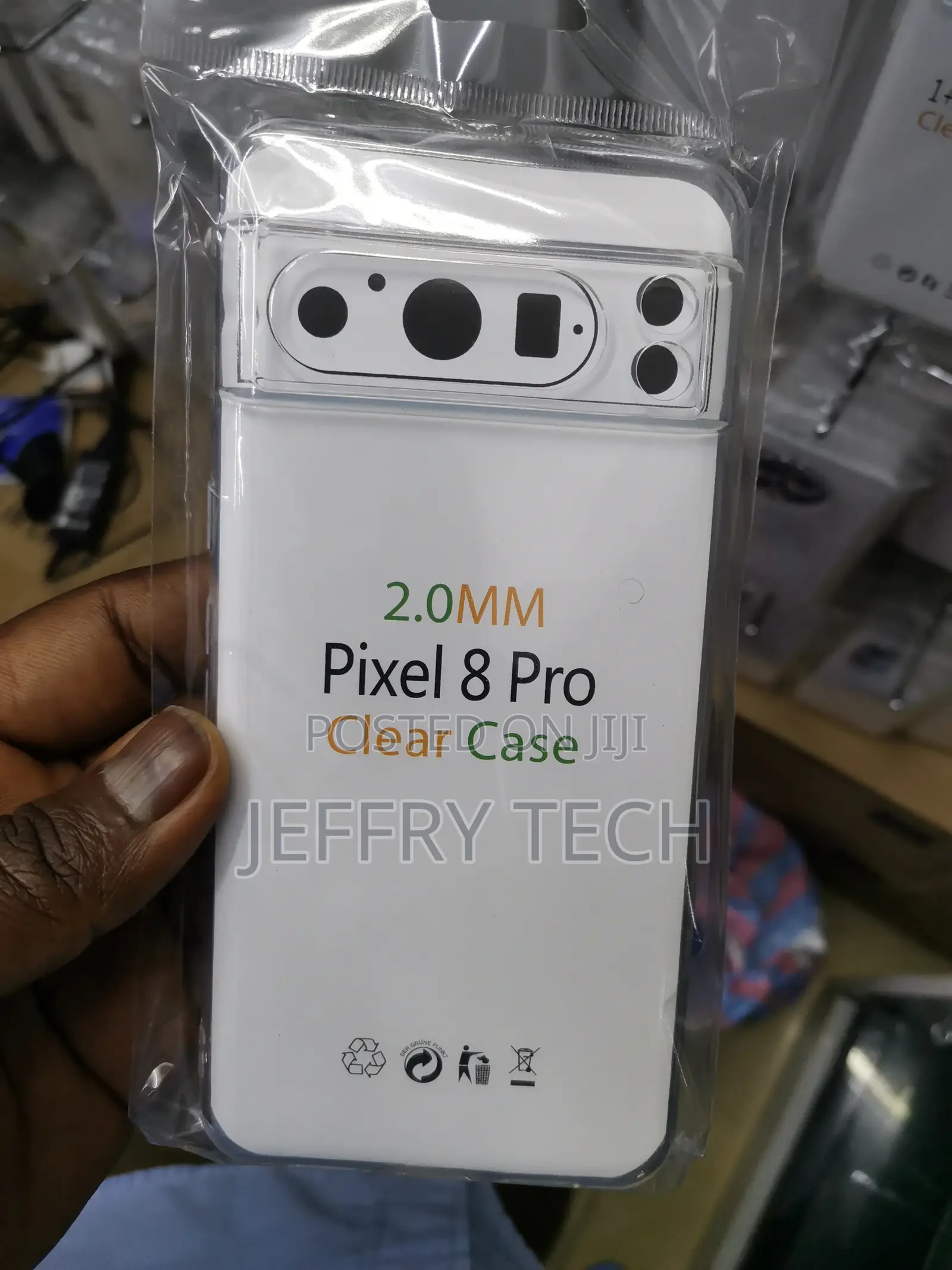 Google Pixel 8 Pro Case Clear Anti-Yellowing Shock-Absorpti