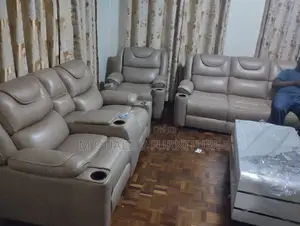 7 Seater Semi Recliner Sofa