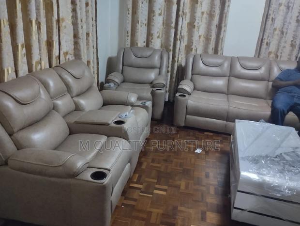 7 Seater Semi Recliner Sofa - main view