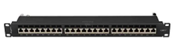 APKR Cat 6 24 Ports Patch Panel Loaded - main view