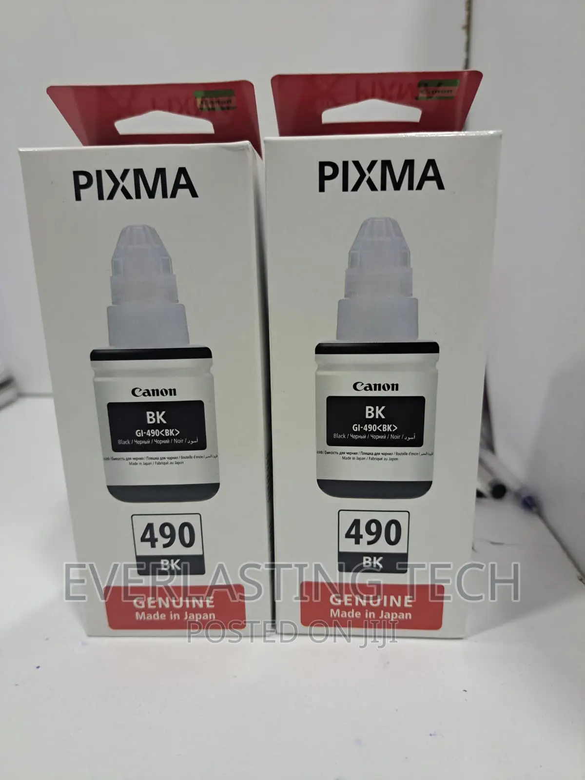 .Canon Ink Bottle Gi-490 Black – 135ml