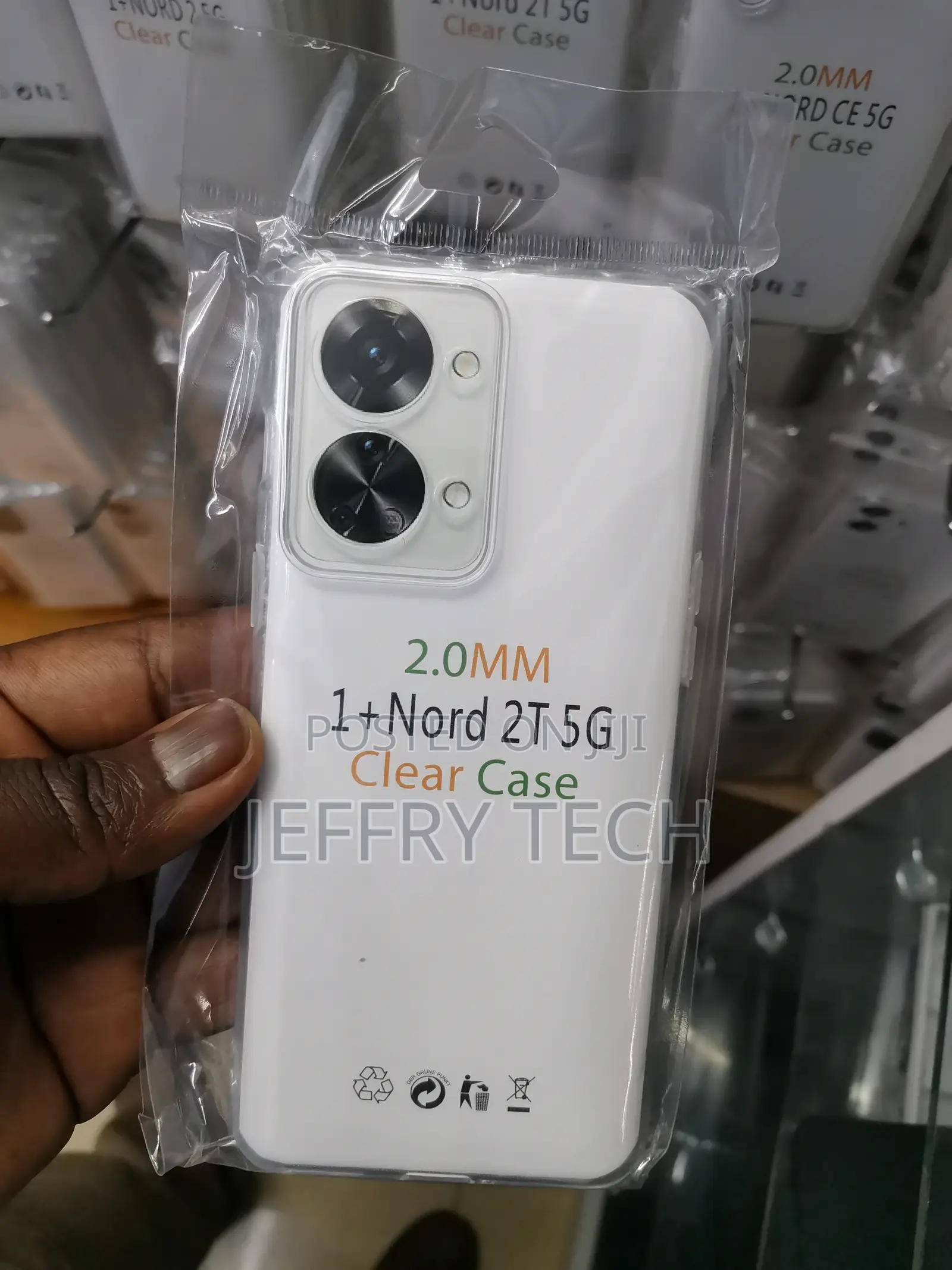 Oneplus Nord 2T 5G Transparent Case