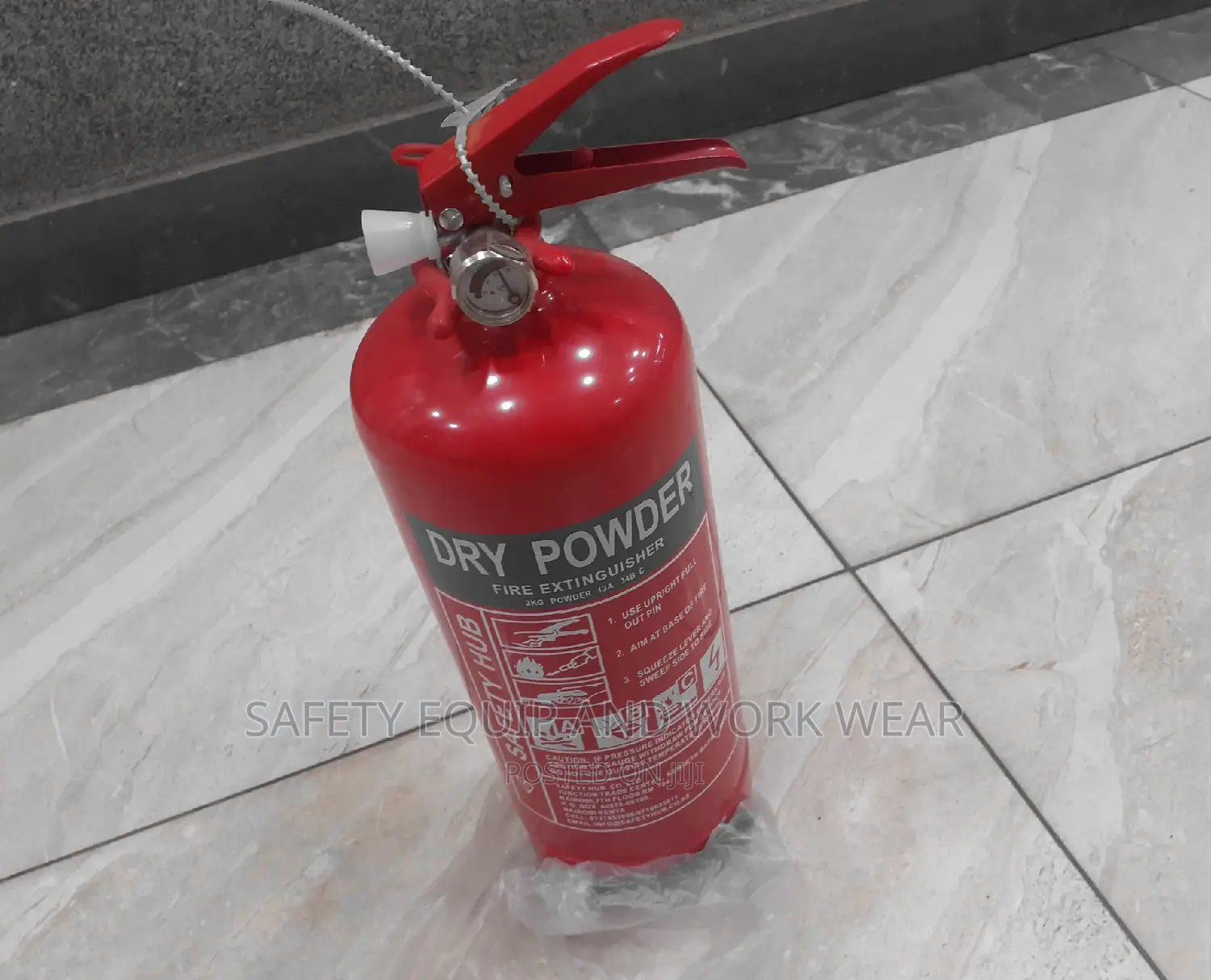 Non Conductive 2kg Dry Powder Fire Extinguisher