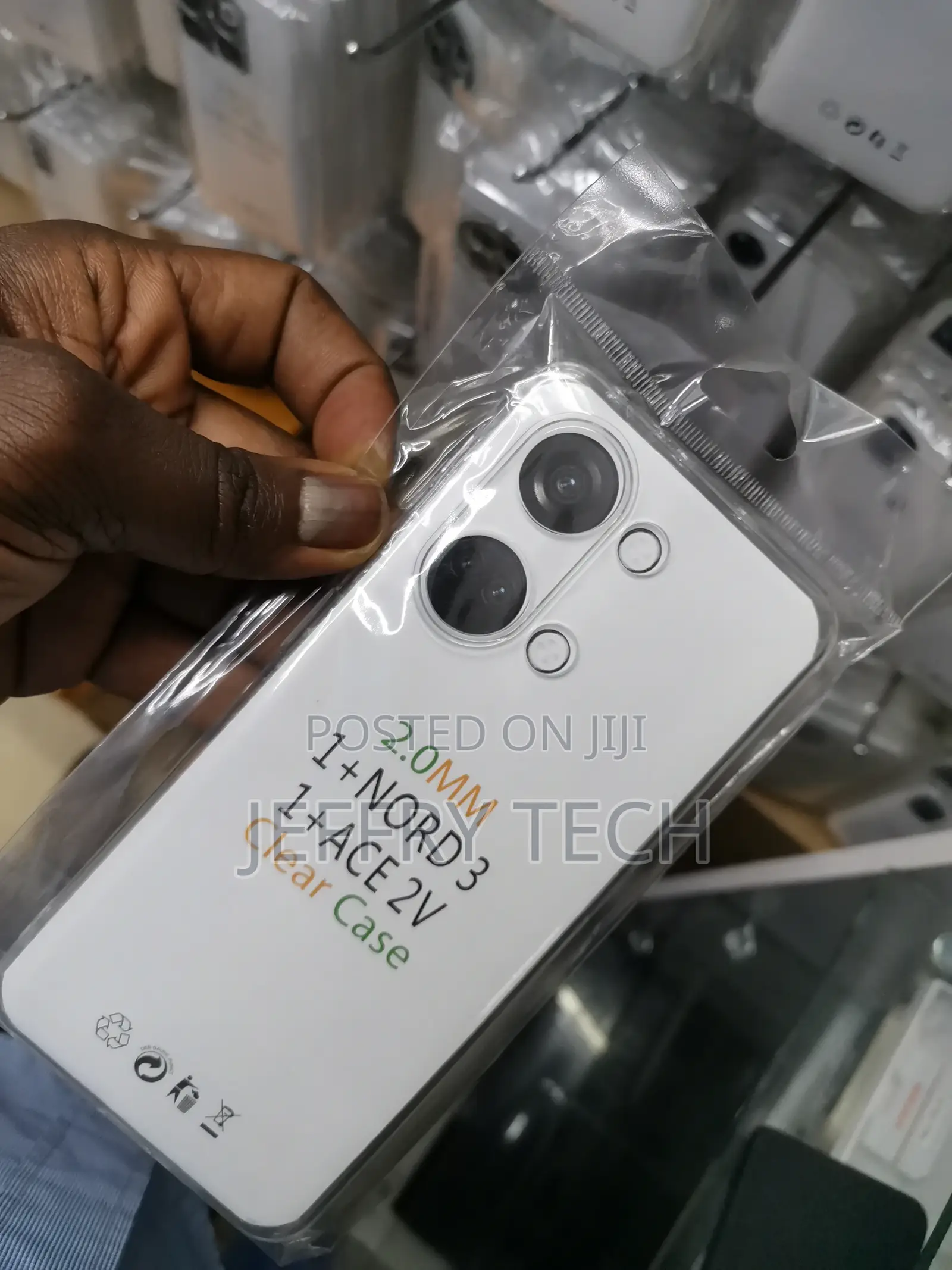 TPU+PC Crystal Clear Back Cover Case for Oneplus Nord 3 5G
