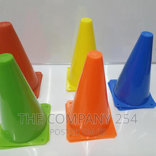 Sports Cones Size 24cm Accessible in Red, Blue,