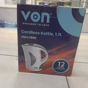 White and Blackvon 1.7L Cordless Kettle VSK